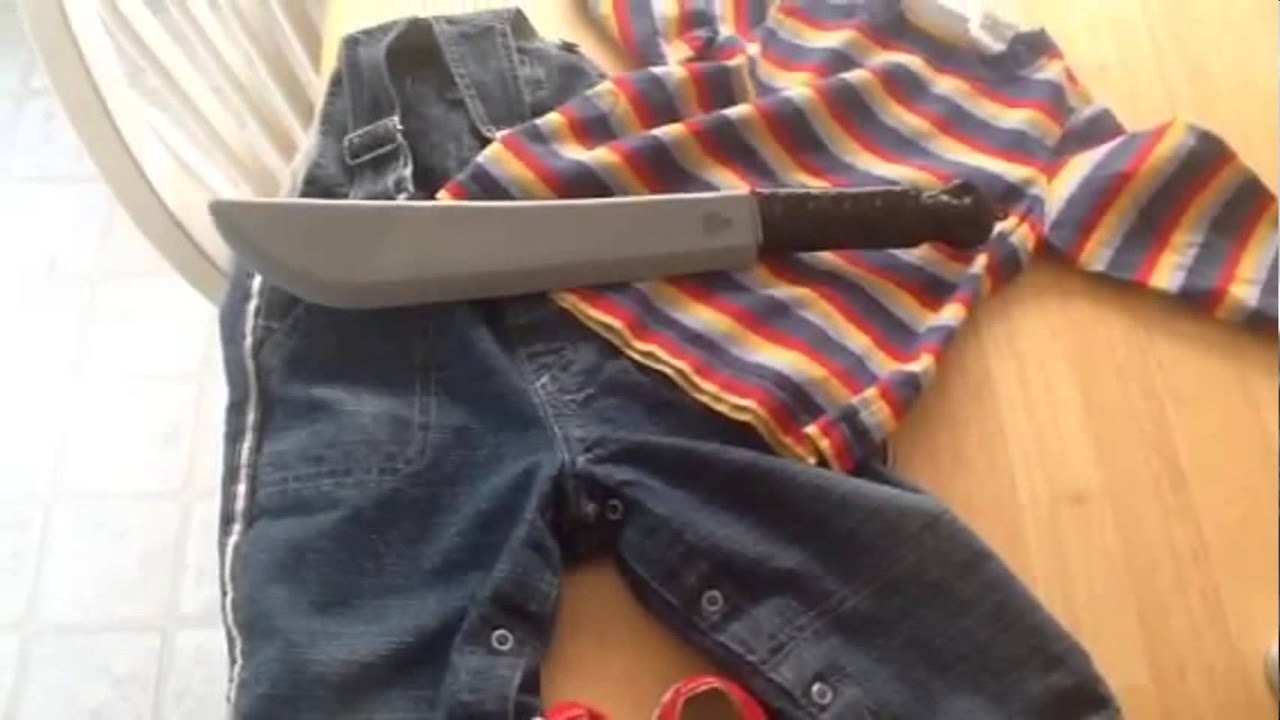 chucky striped shirt 2t