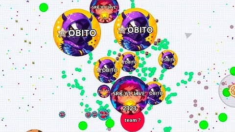 "Crazy Teaming Moments 🤝 Agar.io"