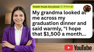 My grandma looked at me across my graduation dinner and said warmly, "I hope that $1,500 a month...