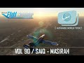 Flight simulator  azgharie world tour  90  saiq  masirah  tbm930