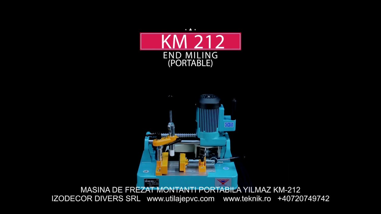 MASINA DE FREZAT MONTANTI PORTABILA YILMAZ KM 212