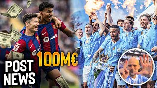 ¡100M€ PARA el BARÇA! | El MANCHESTER CITY, CAMPEÓN de la PREMIER | El CÁDIZ DESCIENDE