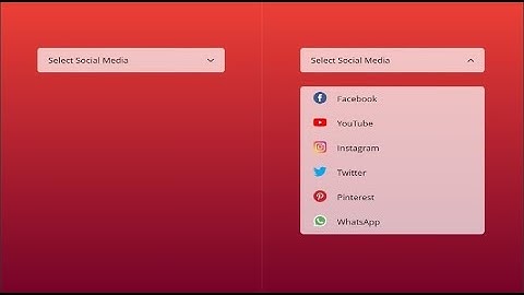 Make Select Menu Design Using HTML CSS And JavaScript - Custom Select Box Design
