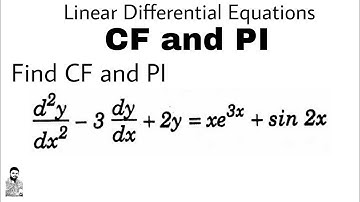 10. CF & PI | Problem#1 | DIFFERENTIAL EQUATIONS OF HIGHER ORDER