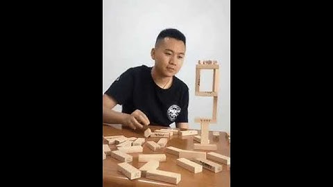 Craziest Jenga Move EVER || THE MASTER OF JENGA GAME || THE JENGA CHALLENGE
