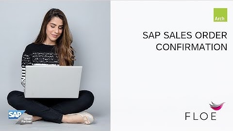 SAP Sales order confirmation email generated by floe.