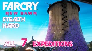 FAR CRY NEW DAWN Stealth – ALL 7 EXPEDITIONS (lvl. 1) – Hard Gameplay Walkthrough