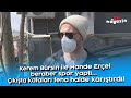 Kerem Bürsin ile Hande Erçel beraber spor yaptı, çıkışta kafaları fena halde karıştırdı