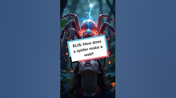 ELI5: How does a spider make a web? #spiderweb #curiosity #facts