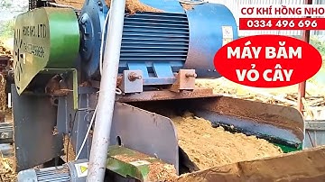 ✅MÁY BĂM RÁC VỎ CÂY – GIẢI PHÁP TỐI ƯU XỬ LÝ PHẾ PHẨM GỖ 🌲Máy Băm Hồng Nho