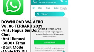 Cara Download WA Aero V8.86 Terbaru 2021 screenshot 1