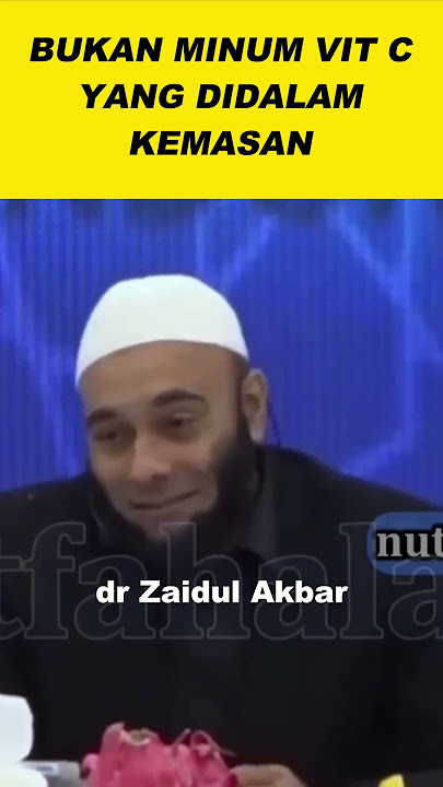Dalam kemasan || dr Zaidul Akbar  #drzaidulakbar