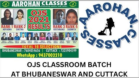 OJS CLASSROOM BATCH AT BBSR AND CUTTACK-AAROHAN CLASSES-7684054656