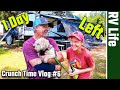 Last night w kids meet scruffy remove propane line crunch time vlog 6