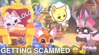 Getting SCAMMED by Dumb Kids on Animal Jam! (Making Scammers Mad)