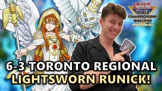 6-3 Toronto Regional Lightsworn Runick Deck Profile Ft. Daniel Palchik! | POST LEDE and Ban List