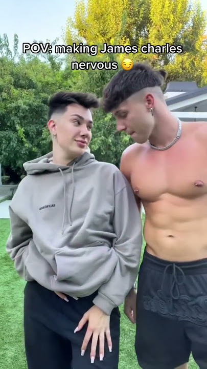 making james charles nervous #shorts