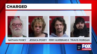 Deputies: 4 charged in violent assault in Swain County