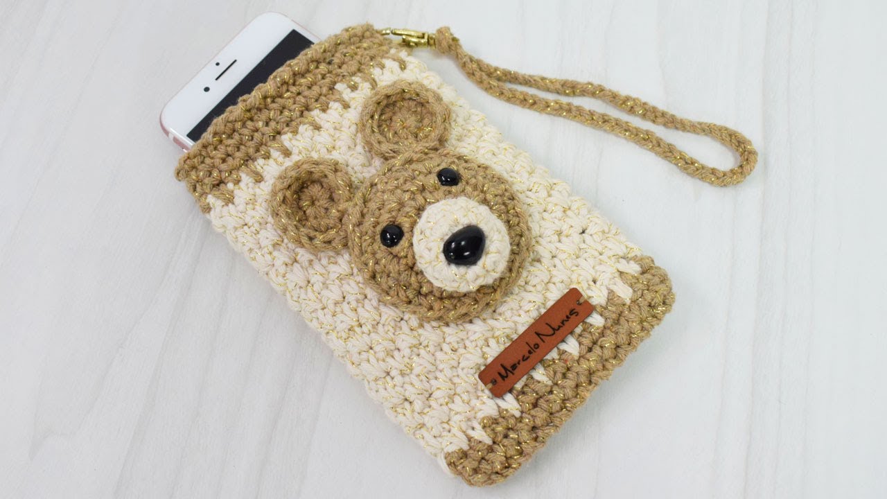 Case Ursinho Infantil em Crochê por Marcelo Nunes - Programa Mulher.com