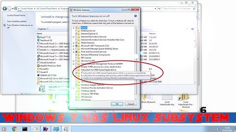Windows 7 Has Linux Subsystem Features Aswell As Windows 10 Plus How To Install It