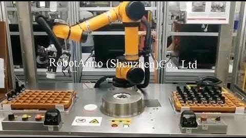 The collaborative robot for testing production line