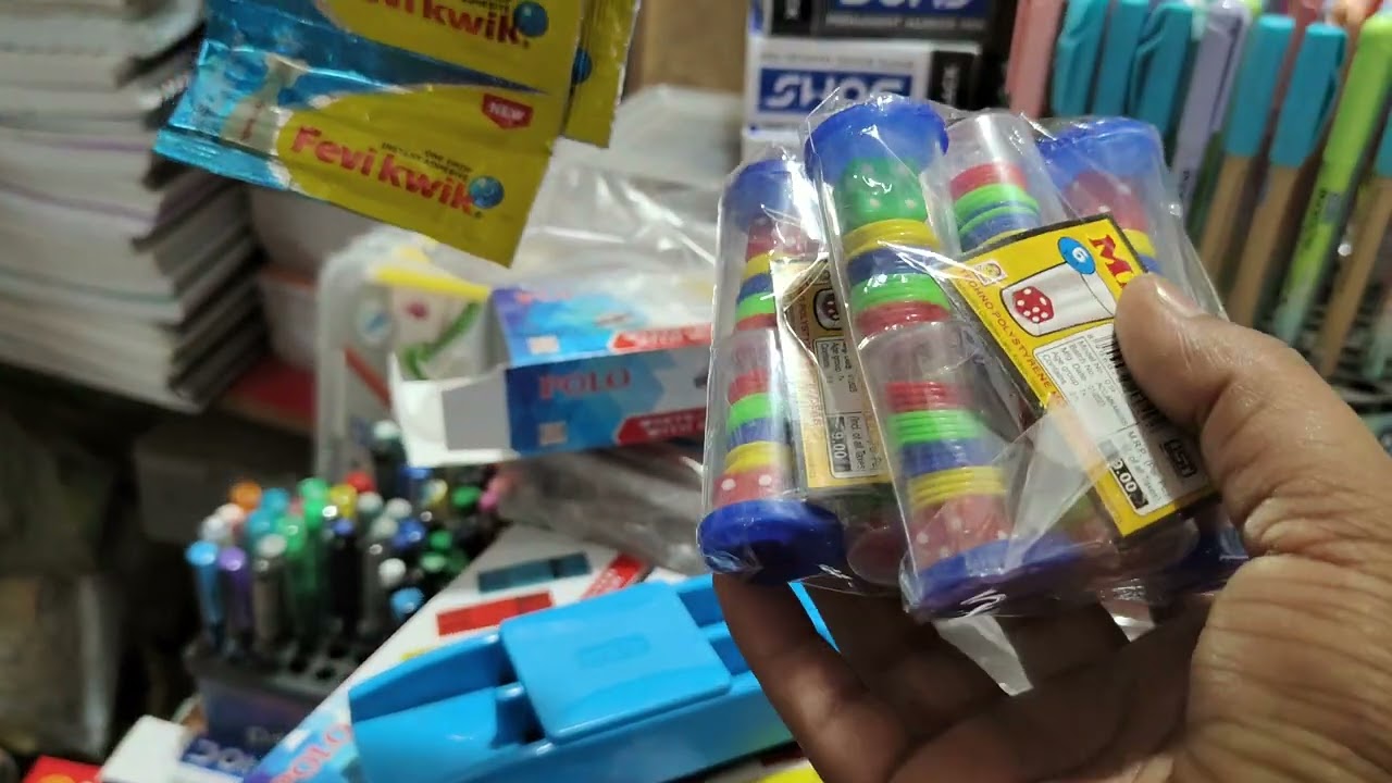 Om stationary shop | White / Black Board Duster with dual marker holder | Pocket note Book 📚