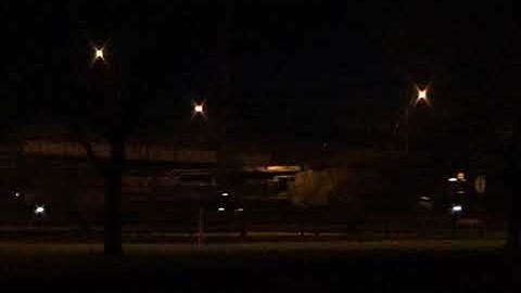 CSX ES44DC & YN3 Dash 8 Lead 60MPH Intermodal at Night - Mentor Ohio May 2018