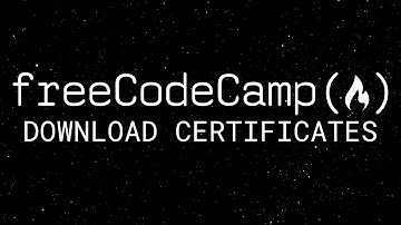 HOW TO DOWNLOAD YOUR FREECODECAMP CERTIFICATES