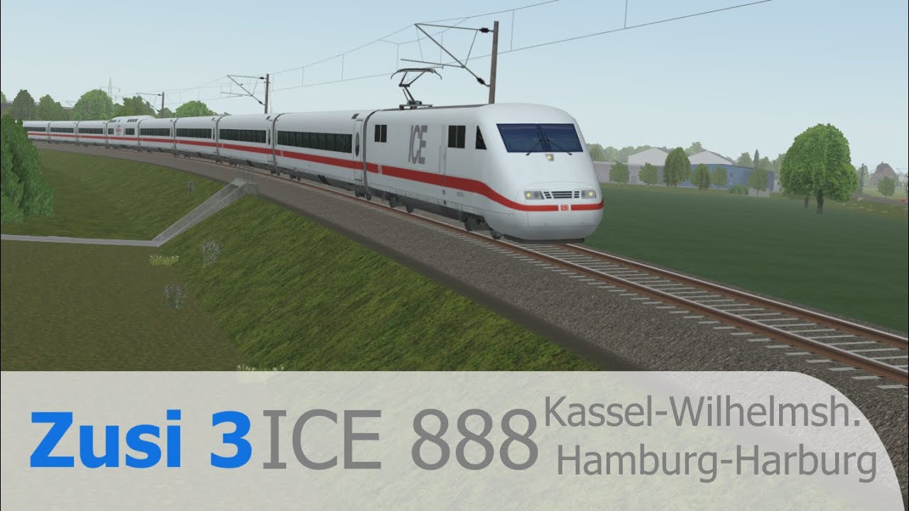 Zusi 3 / 305 km !AM STÜCK! mit dem ICE von Kassel-Wilhelmshöhe nach Hamburg-Harburg / '031