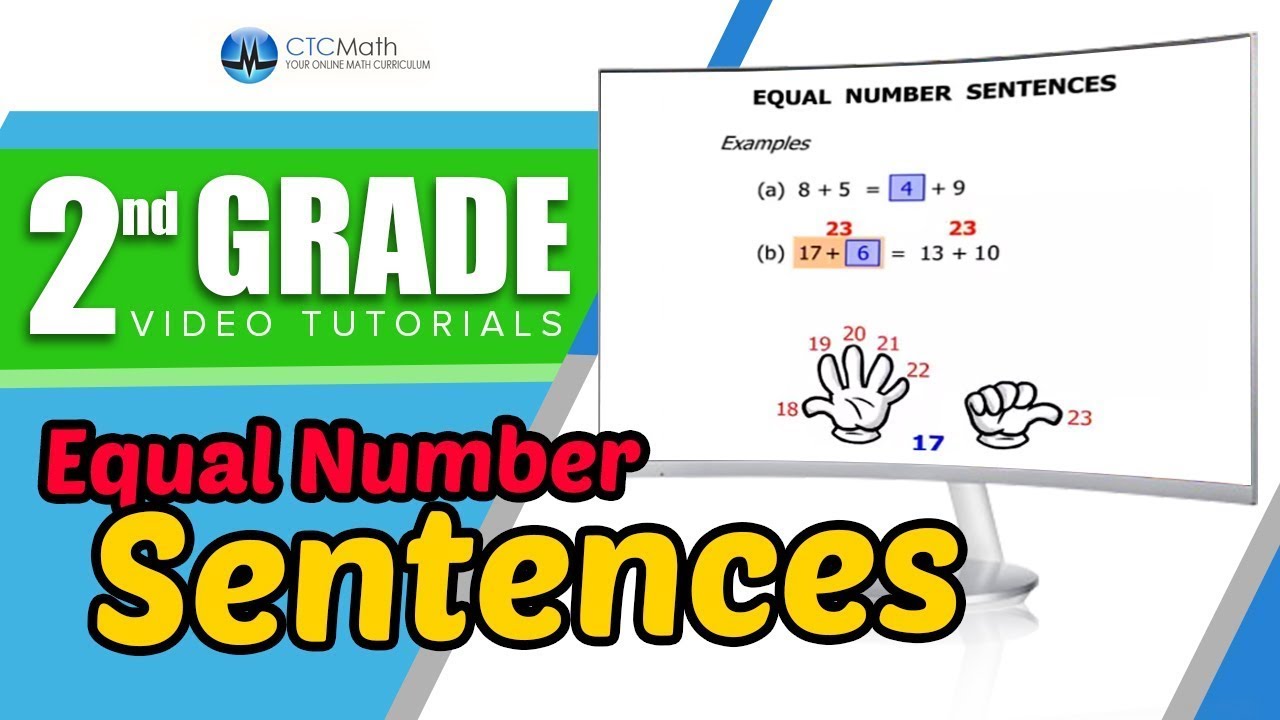 2nd Grade Math Tutorials Equal Number Of Sentences YouTube