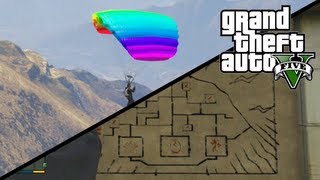 GTA 5 - Mystery ILLUMINATI Easter Egg - How To & Where To Parachute/Skydrive (GTA V)