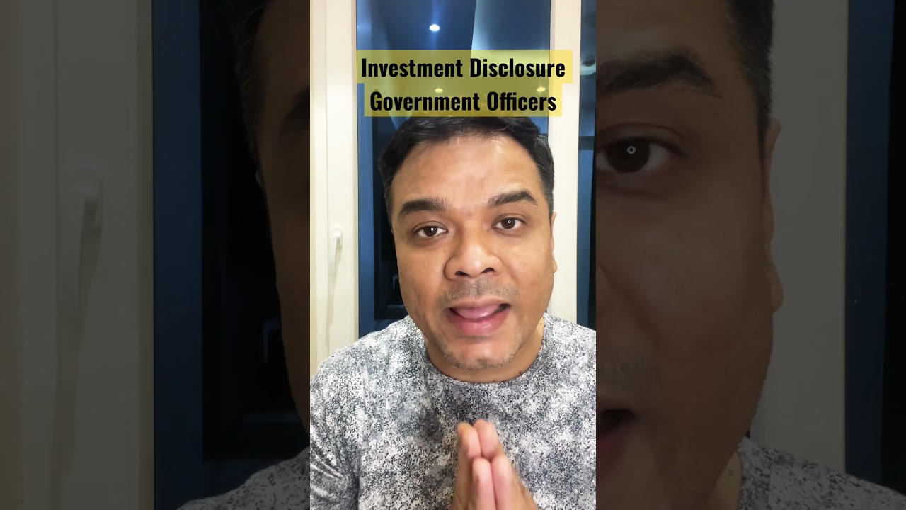 Investment Disclosure Rule for Government Officers #stockmarketnews #stocks #listed #investment #tax