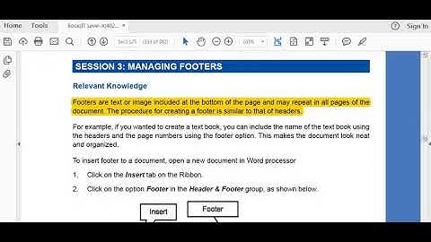 Information Technology (Class-X)-Word Processing Part 2