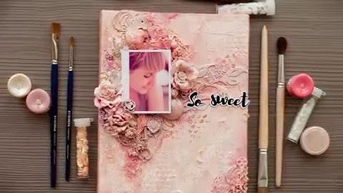 Холст микс-медиа So Sweet мастер-класс ScrapStrekoza