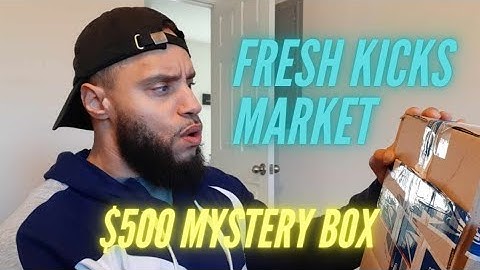 Fresh Kicks Market sold me a $500 Mystery Box!