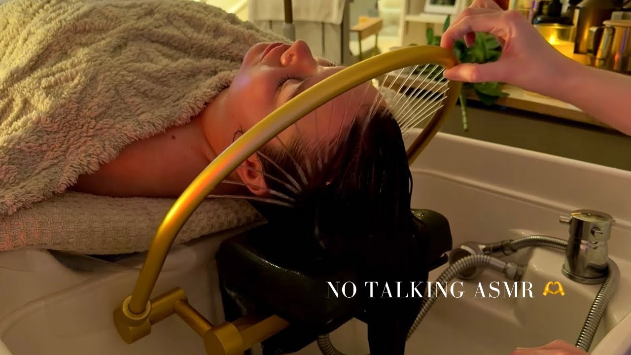 ASMR Head Spa ~ NO TALKING ~ Pure Relaxing Sleep Therapy (NO MID ADS 🫶)💤