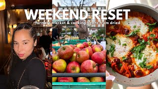 WEEKEND RESET  farmers market, pressure cooking beans, iron building herbs ft Water Filter A1