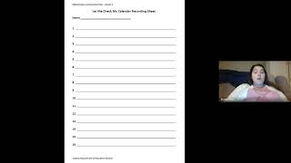 RPS 2ndMath Calendar PerfTask 5