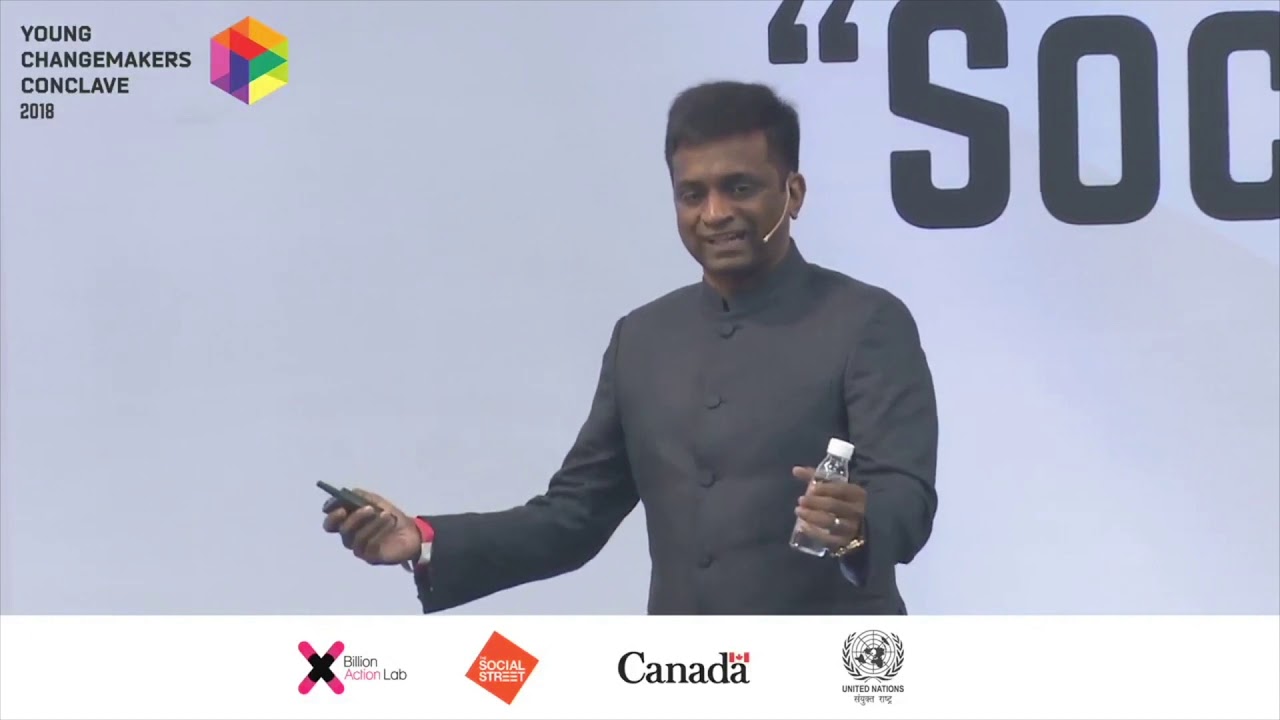 Vikram Kailas, the Vice Chairman and Managing Director of Mytrah Energy @UNYCC 2018 New Delhi