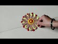 2 मिनीटात होईल एवढी सुंदर व सोपी रांगोळी l Beautiful Rangoli Small l Simple Small Rangoli Designs l