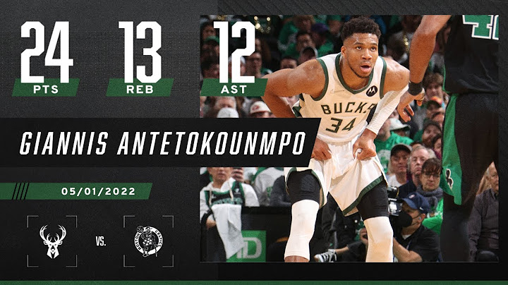 Giannis INSTRUMENTAL with TRIPLE-DOUBLE in Bucks’ Game 1 win vs. Celtics