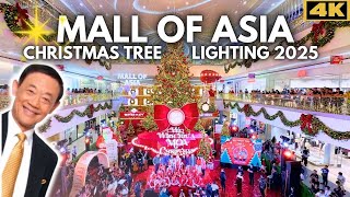 Sm Mall Of Asia Christmas Tree Lighting 2025  Jose Mari Chan  Manila Philharmonic Orchestra 4k