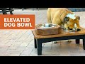 Elevated Dog Bowl - Woodworkers Fighting Cancer 2019