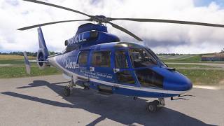 MSFS2024 AS365N2 - Life Lion 3 Rainy Night IFR Penn Highlands Dubois to Hershey Medical Center
