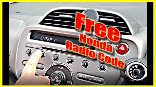 Honda Jazz Radio Code Reset 🔑 | How to Find Serial Number & Unlock Your Radio Fast