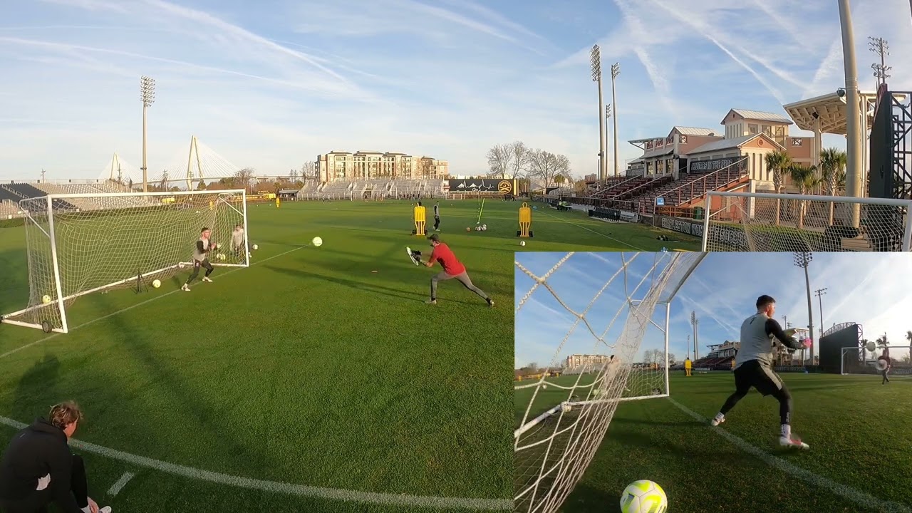 College of Charleston Goalkeeping- Cut backs and angled shots 2/10/24