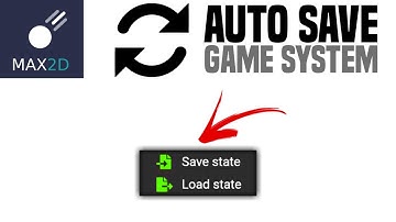 How to Make Auto Save Game System into the games in Max2d tutorial ♥️