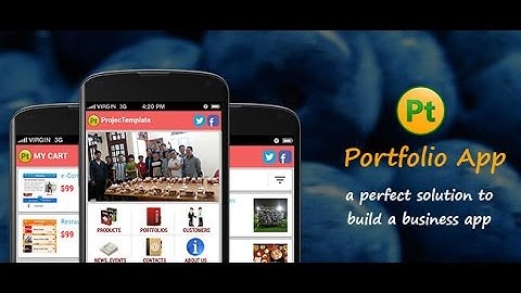 Portfolio List Android Mobile App Source code - sellmyapp.com