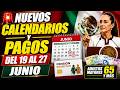 💥Nuevos Calendarios y Pagos del 19 al 27 Junio Pensión Adultos Mayores 65 y Más💥