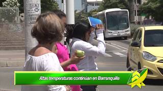 Continuarán altas temperaturas en Barranquilla